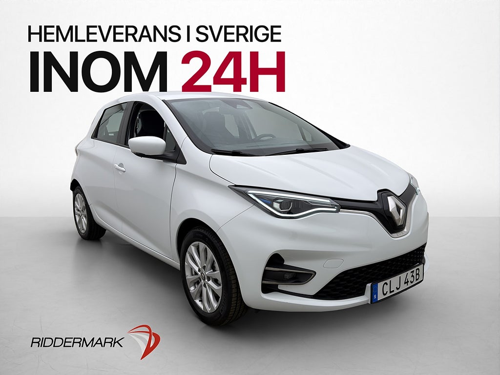 Renault Zoe R110 52 kWh 109hk FRIKÖPT BATTERI Kamera Navi