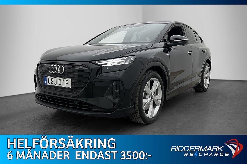 Audi Q4 40 Sportback e-tron S-Line Matrix Kamera Värm Drag