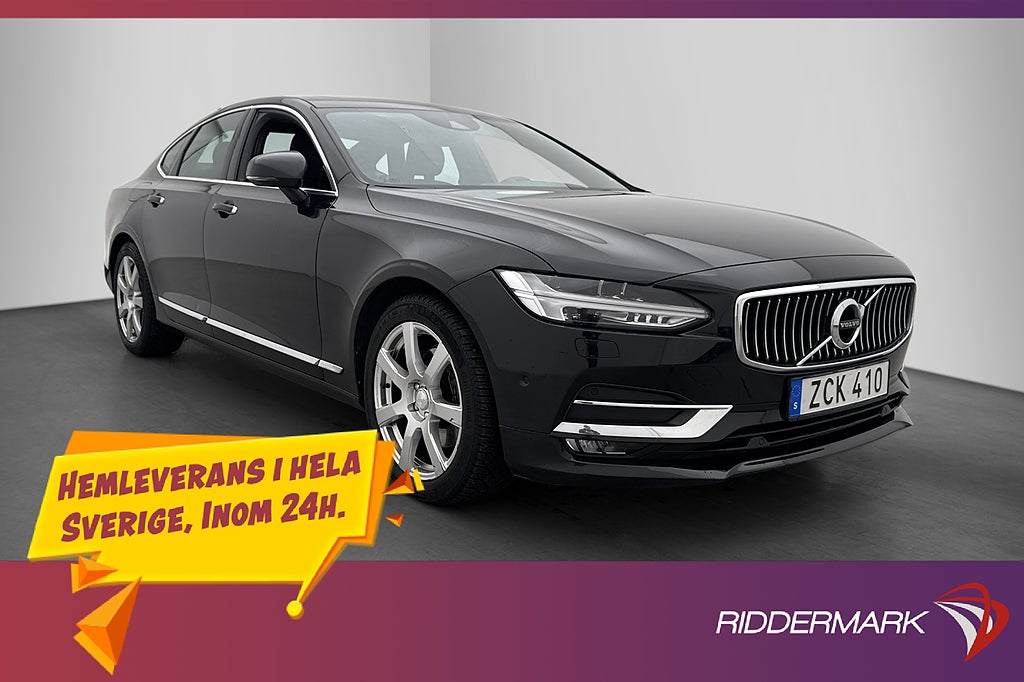 Volvo S90 T5 Inscription Taklucka B&W Kamera Navi BLIS Skinn