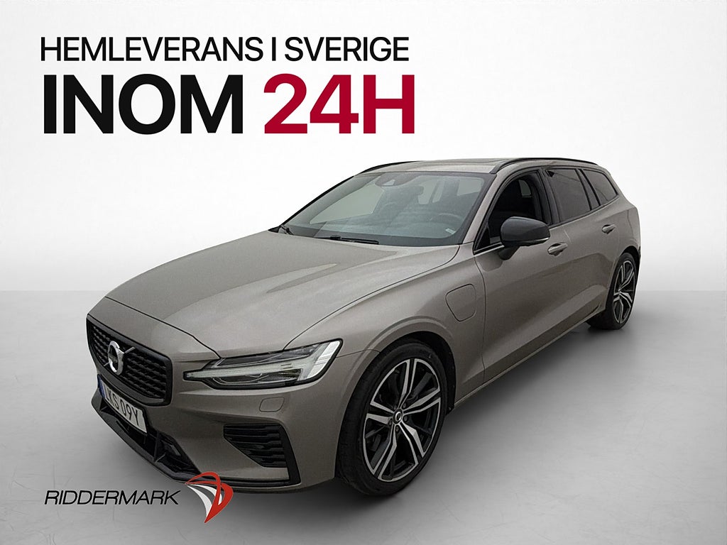 Volvo V60 Recharge T8 AWD R-Design Pano Värmare H/K 360°