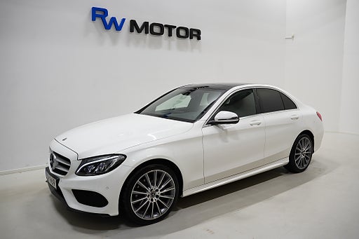 Mercedes-Benz C 220 d 4M 170hk AMG Burm® Pano D-värm B-kamera Skinn 19"