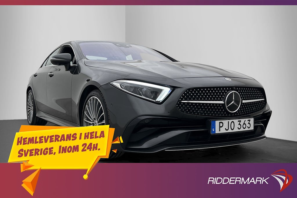 Mercedes-Benz CLS 450 4MATIC 367hk AMG Värm Burmester 360°