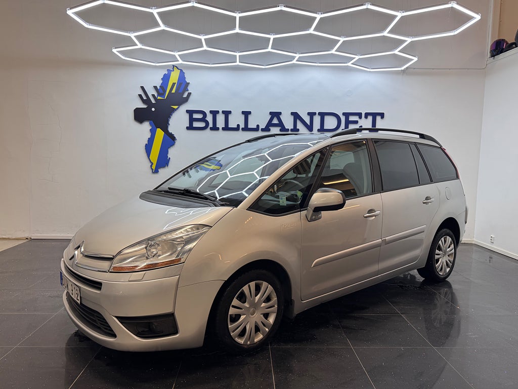 Citroën Grand C4 Picasso 1.6 HDiF EGS 7-sits-Drag-0%ränta-nykamrem-Euro 4
