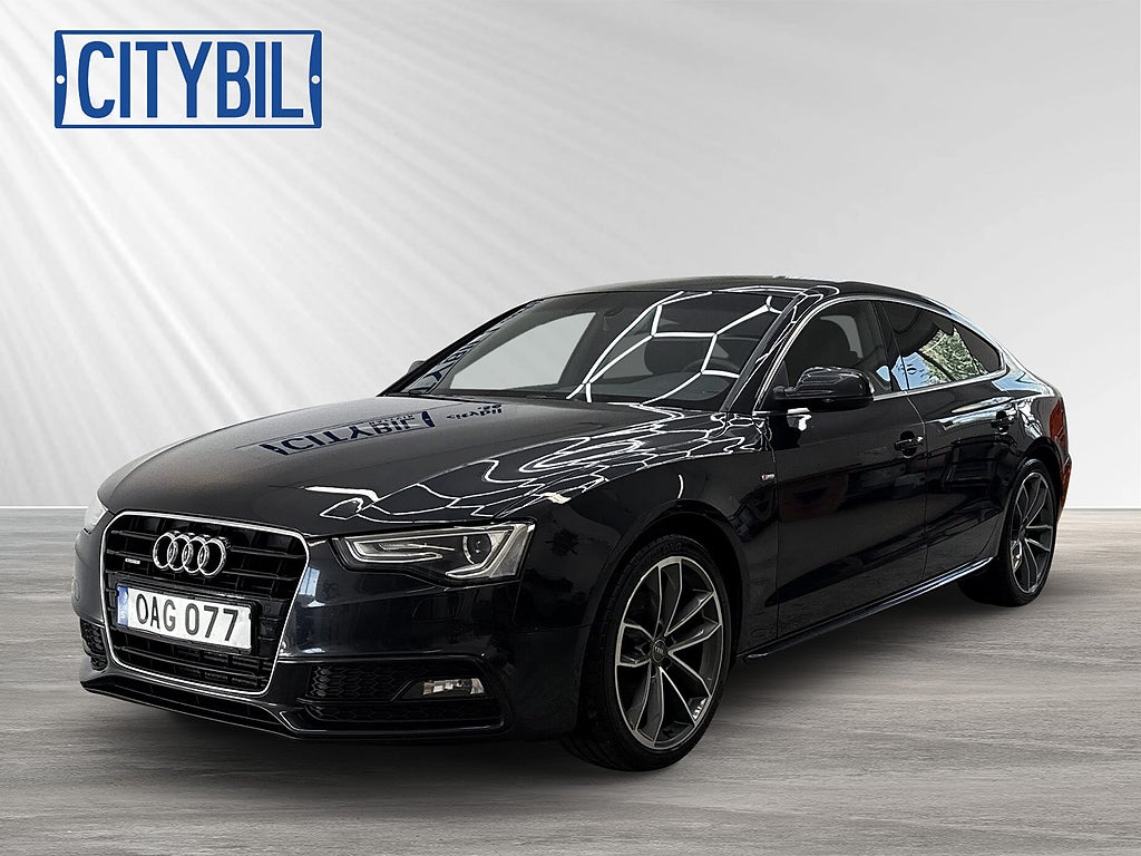 Audi A5 Sportback 2.0 TDI 177hk quattro Aut S-Line Drag V-Däck