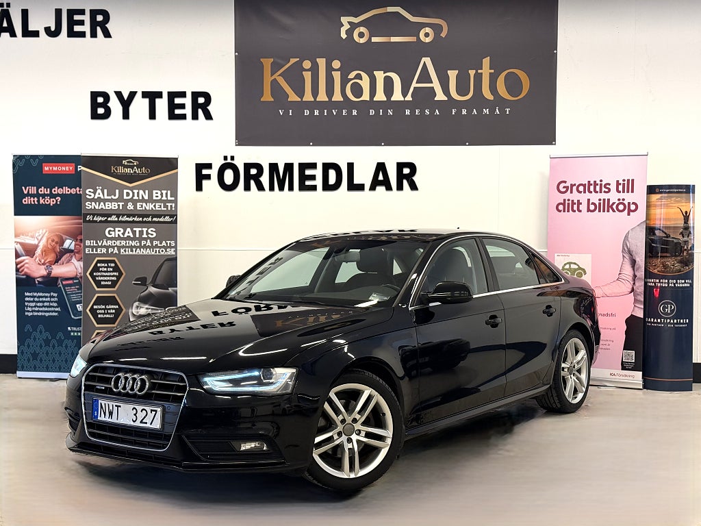 Audi A4 Sedan 2.0 TDI DPF quattro S Tronic / Navi / Dragkrok