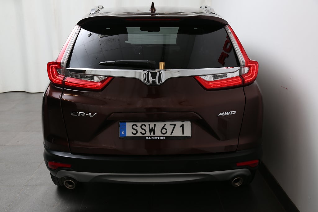 Honda CR-V 1,5 193hk Lifestyle AWD Aut Skinn Navi 2019