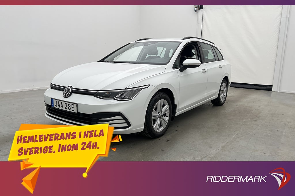 Volkswagen Golf Sportscombi TGI 150hk Kamera CarPlay MOMS