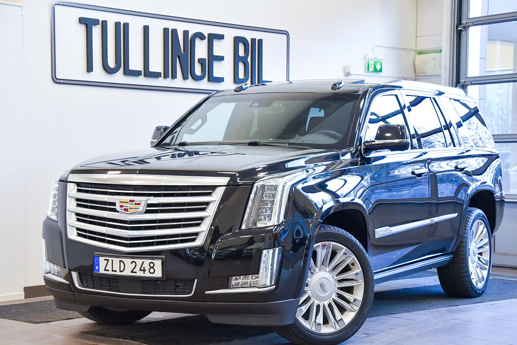 Cadillac Escalade 6.2 V8 4WD Platinum Sv-Såld 7-Sits MAX-UTR