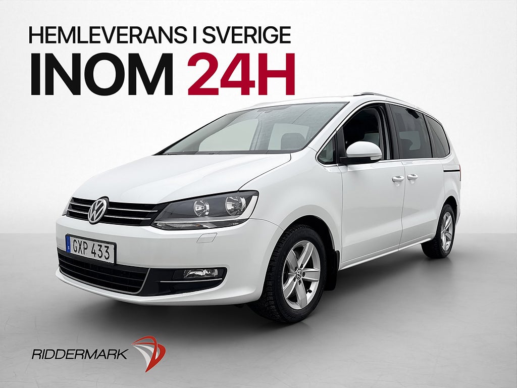 Volkswagen Sharan 2.0 TDI 184hk 4M GT 7-Sits Värmare Drag