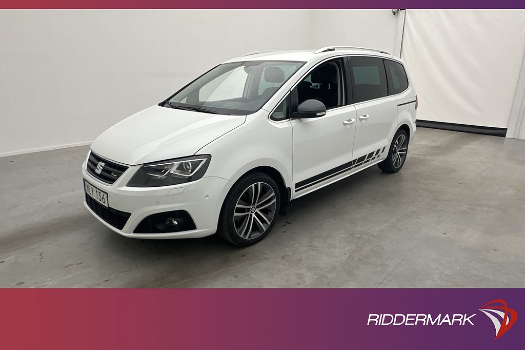 Seat Alhambra 4Drive FR 7-Sits Värm El-Dörrar Kamera Drag