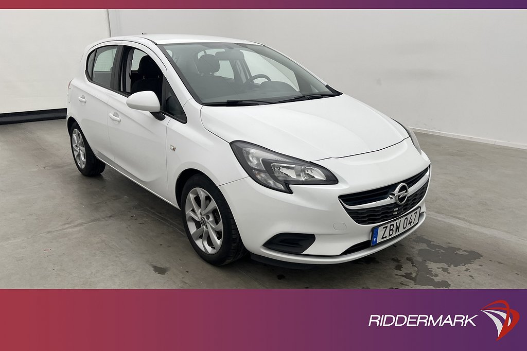 Opel Corsa 1.4 90hk Enjoy Sensorer Rattvärme Låg-Skatt MOMS