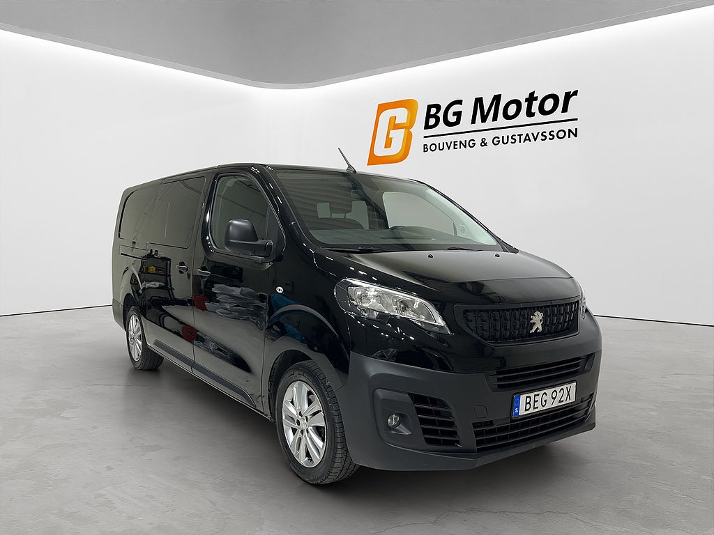 Peugeot Expert 2.0 HDi 144HK L3 Aut Dubbelhytt 6-sits/Drag/VärmareMoms