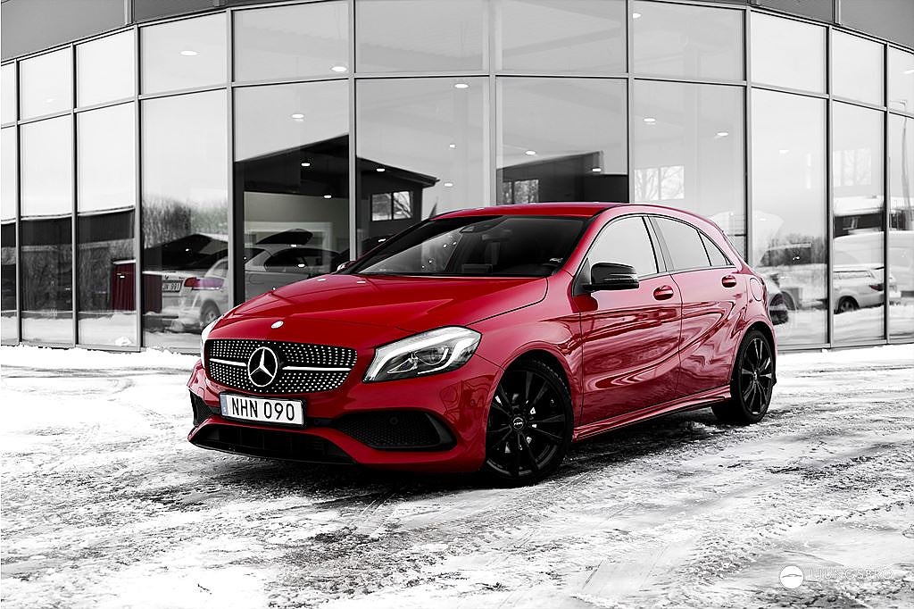 Mercedes-Benz A 200 d AMG 136hk / H/K / B-Kamera / Navi