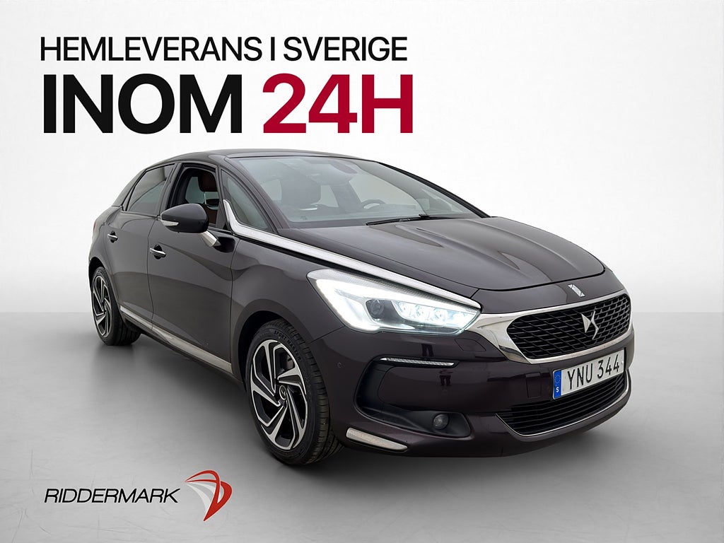 DS 5 2.0 181hk Drag Pano Denon HUD Kamera Navi Döda-Vink GPS