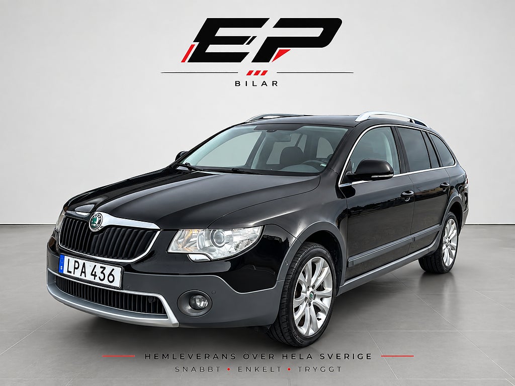 Skoda Superb Kombi 2.0 TDI 4x4|Elegance|GPS|Värmare|Drag|Kamrembytt