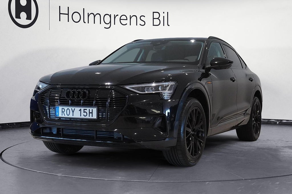 Audi E-Tron E-Tron Sportback 55 Black Edition 408hk | Ränta 3,95%