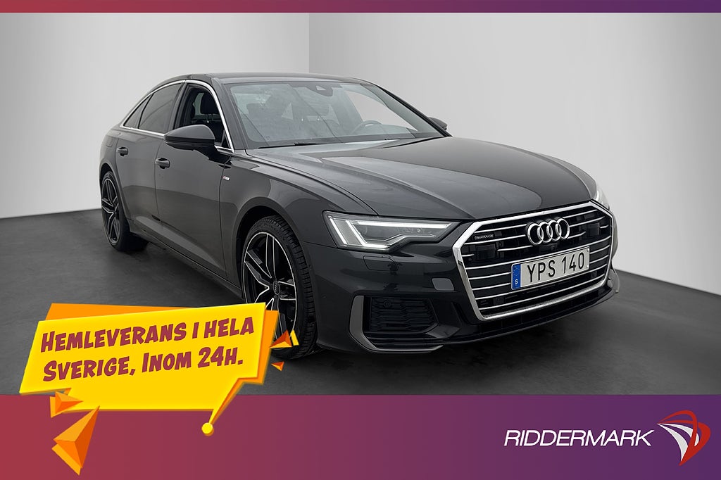 Audi A6 Sedan 50 TDI Q S line Värmare Carplay Drag 360° B&O