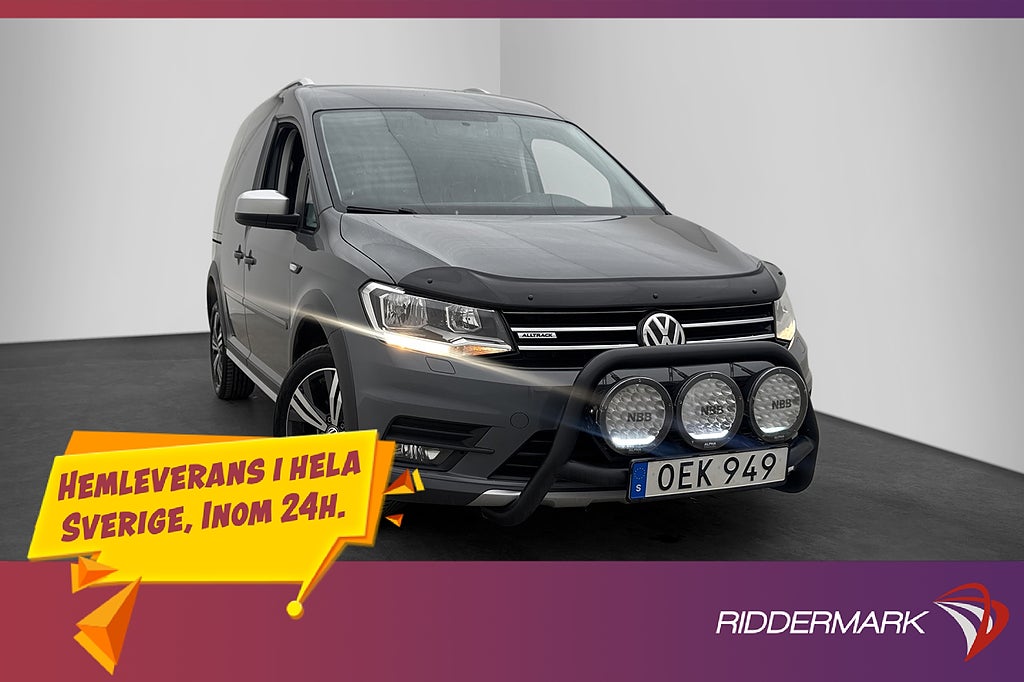Volkswagen Caddy Alltrack 2.0 TDI 4M Värm 2xDörrar V-Inredd