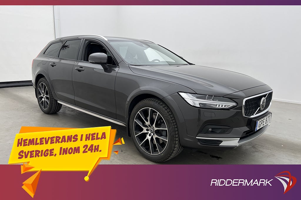 Volvo V90 Cross Country B6 AWD Pano Luft H/K Värm HUD Drag