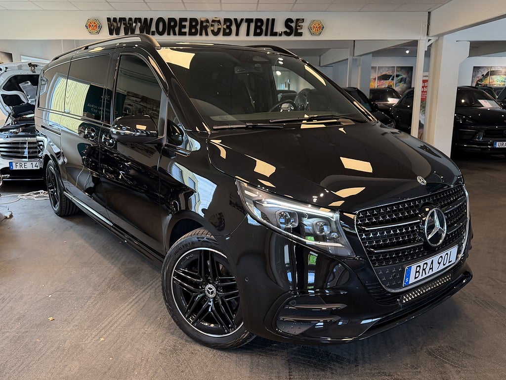 Mercedes-Benz V300d AMG AWD Burmester MOMS Ombyggd Lastbilsreg Värmare