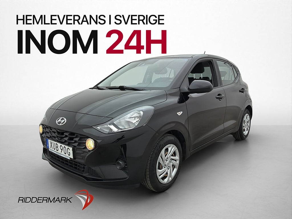 Hyundai i10 1.0 blue 67hk Automat Essential Rattvärm Carplay