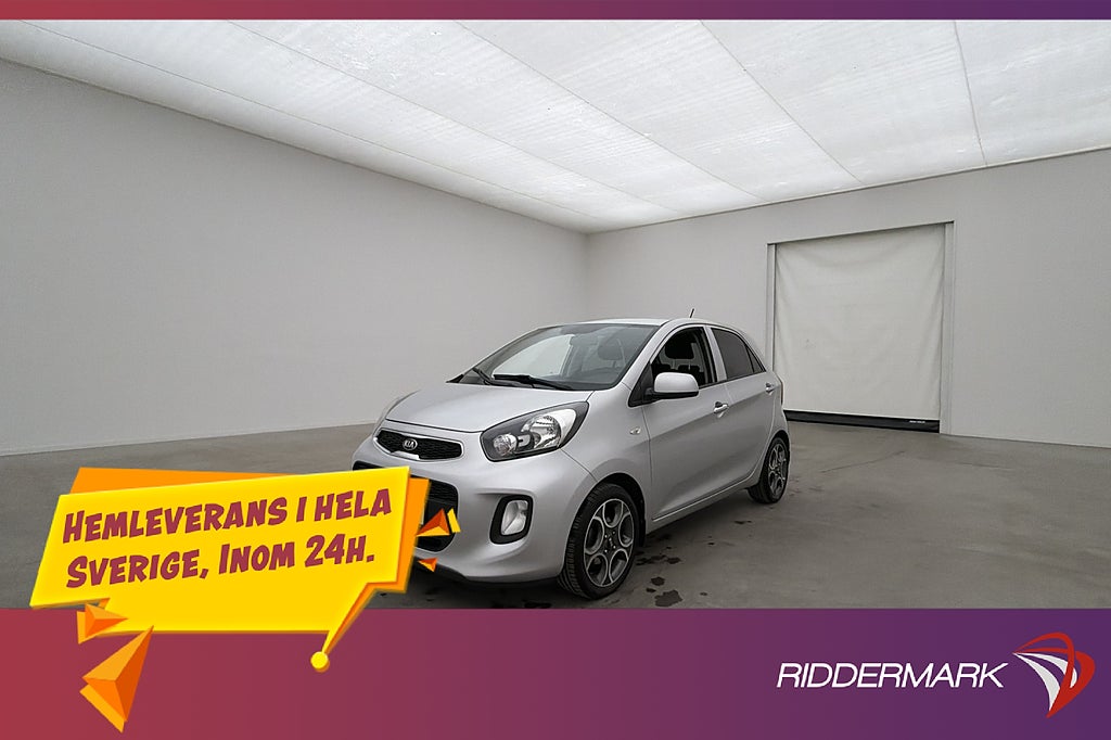 Kia Picanto 5-dörrar 1.2 CVVT 86hk En-Brukare Rattvärme