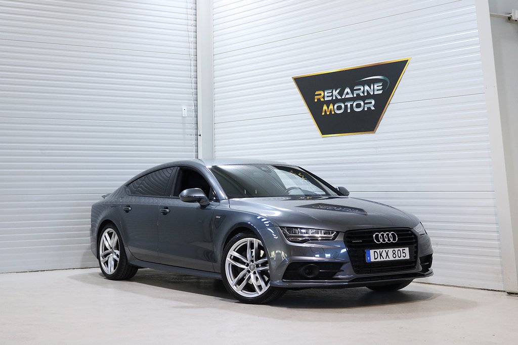 Audi A7 SB 3.0 TDI V6 Q S-line 272HK | BOSE | Navi | D-värme