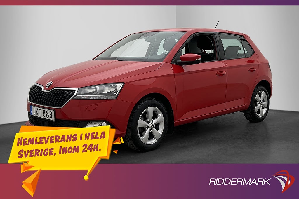 Skoda Fabia Style CarPlay Keyless Start Låg årskatt MOMS