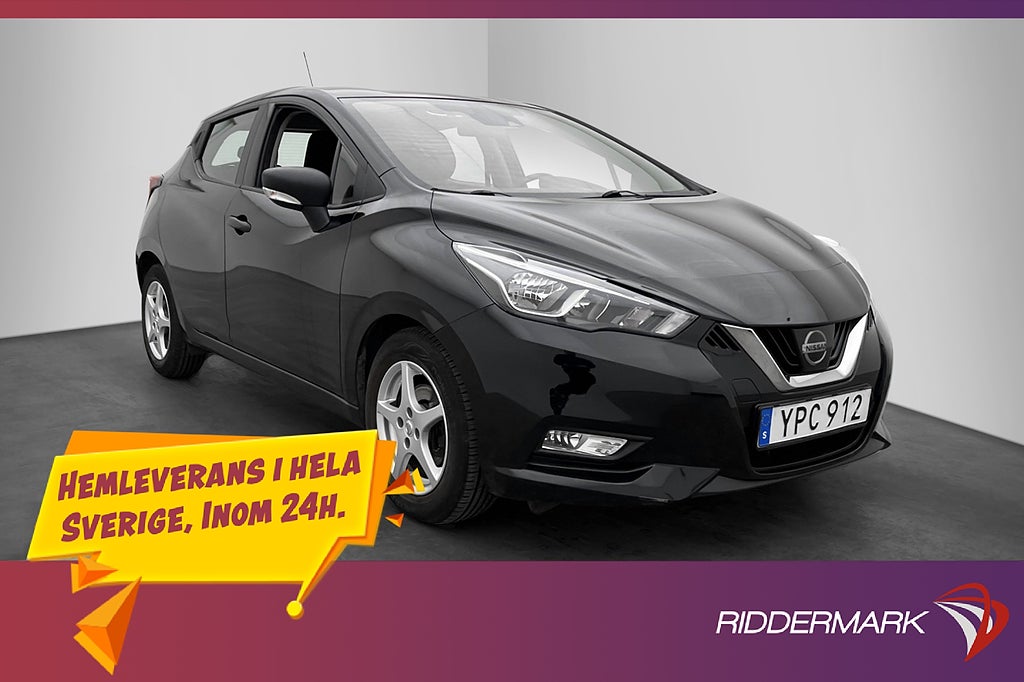 Nissan Micra 1.0 71hk Lane Assist Låg Skatt  0,46L/mil