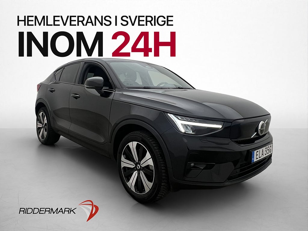 Volvo C40 Recharge 231hk Kamera Värmepump Panorama Dragkrok