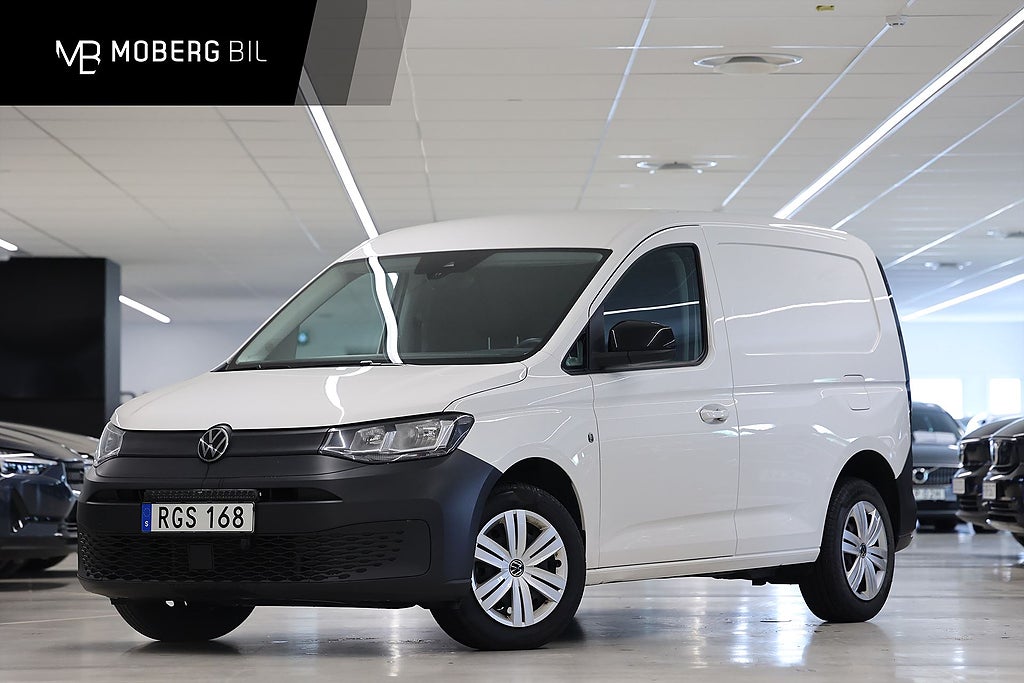 Volkswagen Caddy 2.0 TDI V-inrett Värmare Drag Carplay MOMS