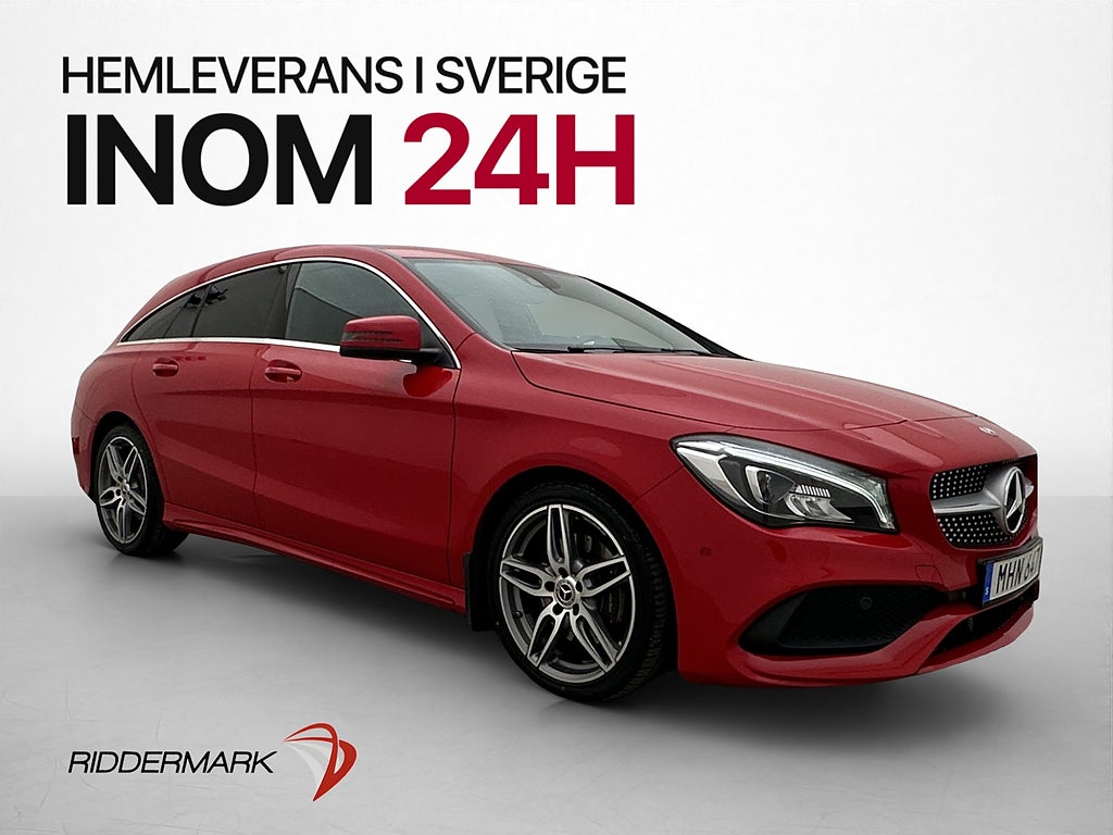 Mercedes-Benz CLA 220 d SB AMG Line Kamera Dragkrok Navi