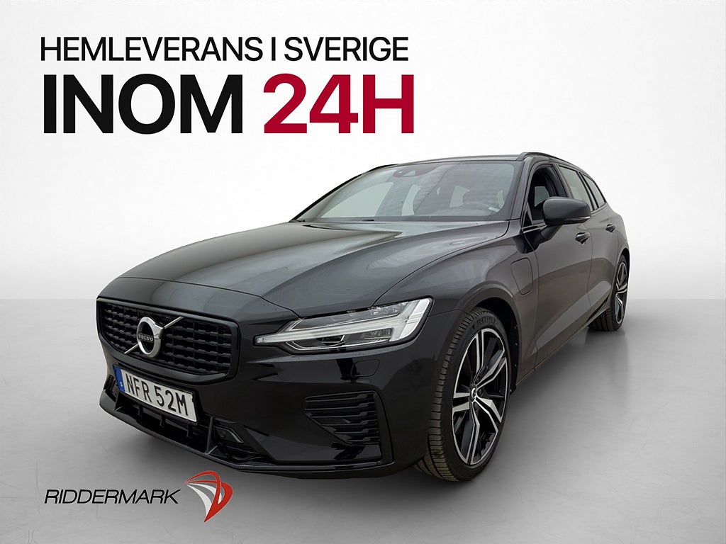 Volvo V60 Recharge T6 AWD R-Design VOC P-Värm Kamera Carplay
