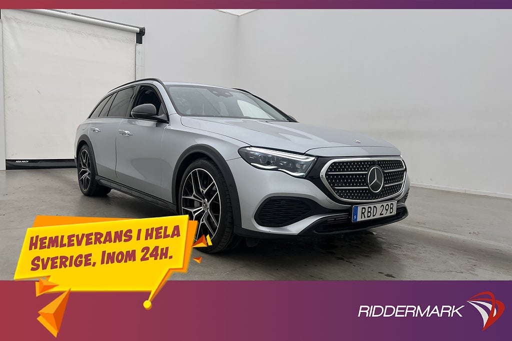 Mercedes-Benz E 300 d e 4M All-Terrain Burmester Läder Värm