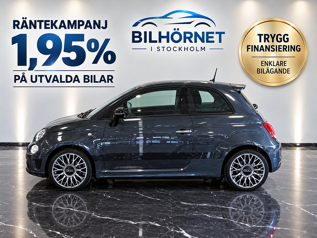 Abarth 595 1.4 T-JET 16V  U-Connect 145hk Track Grey 1,95%ränta