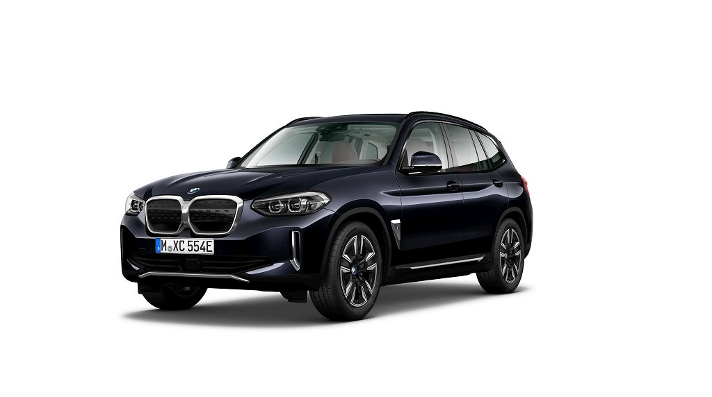 BMW iX3 Charged/ Panorama/ Dragkrok/ Adaptiv farth/ Fri Serv