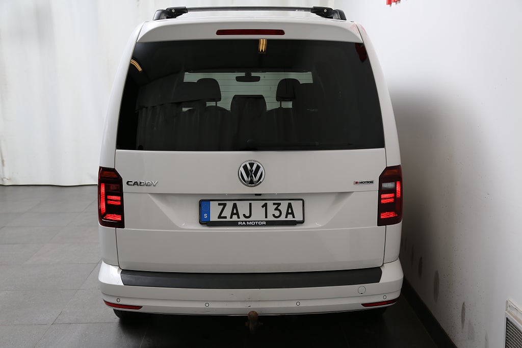 Volkswagen Caddy Maxi Life 2,0 TDI 4M Comfortline 7-sits Värmare Drag 2020