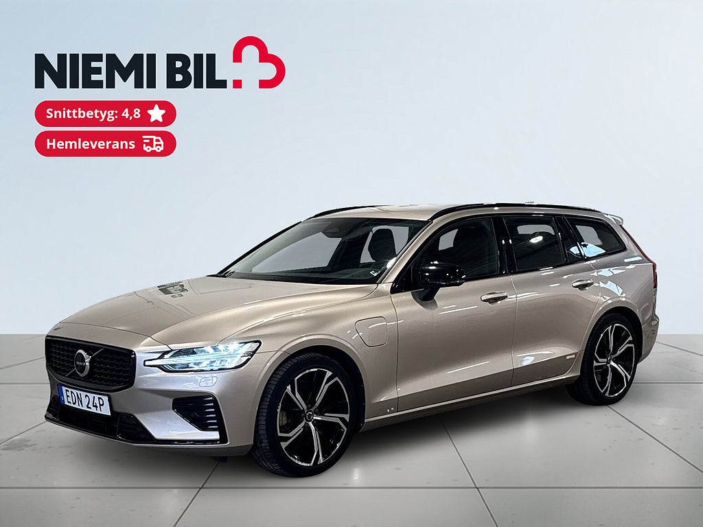 Volvo V60 Recharge T8 AWD Plus Dark Cockpit Kamera Skinn MOMS S&V