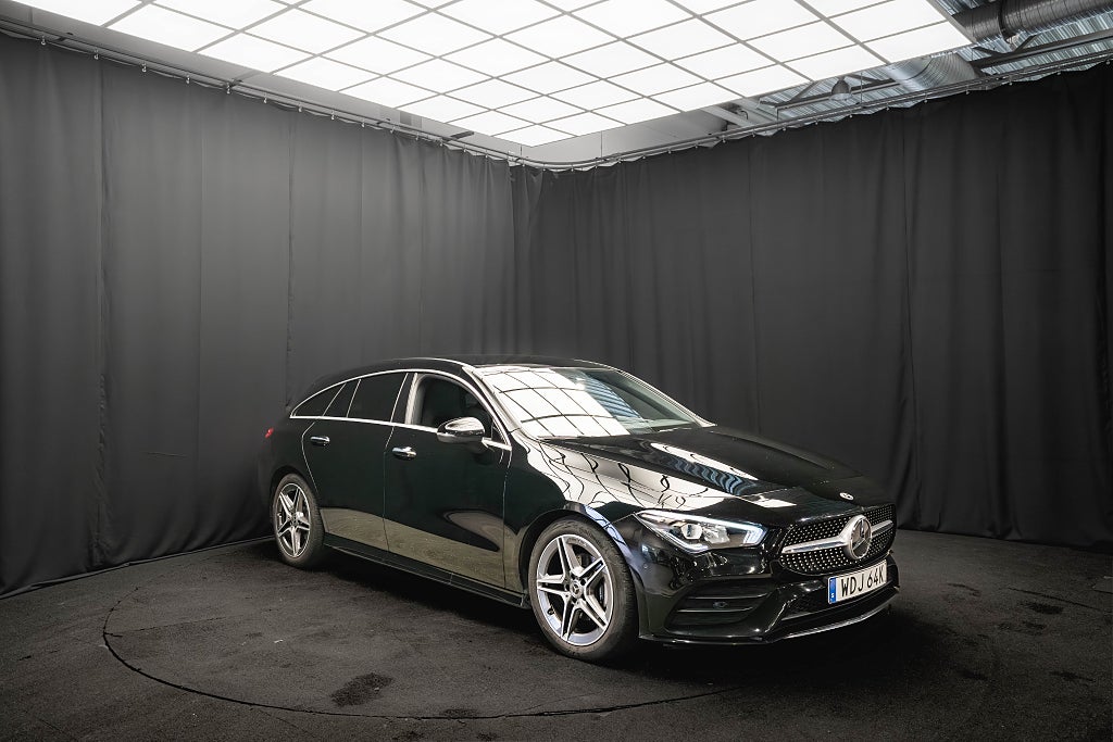 Mercedes-Benz CLA 180 AMG B-VÄRM WIDESCREEN DISTRONIC KAMERA 1-ÄGARE MOMS