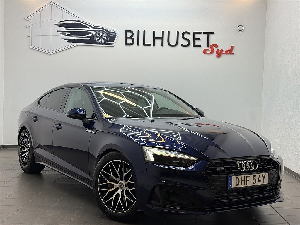 Audi A5 45 TFSI Quattro MHEV 245hk Matrix/Cockpit/Bkamera/Carplay