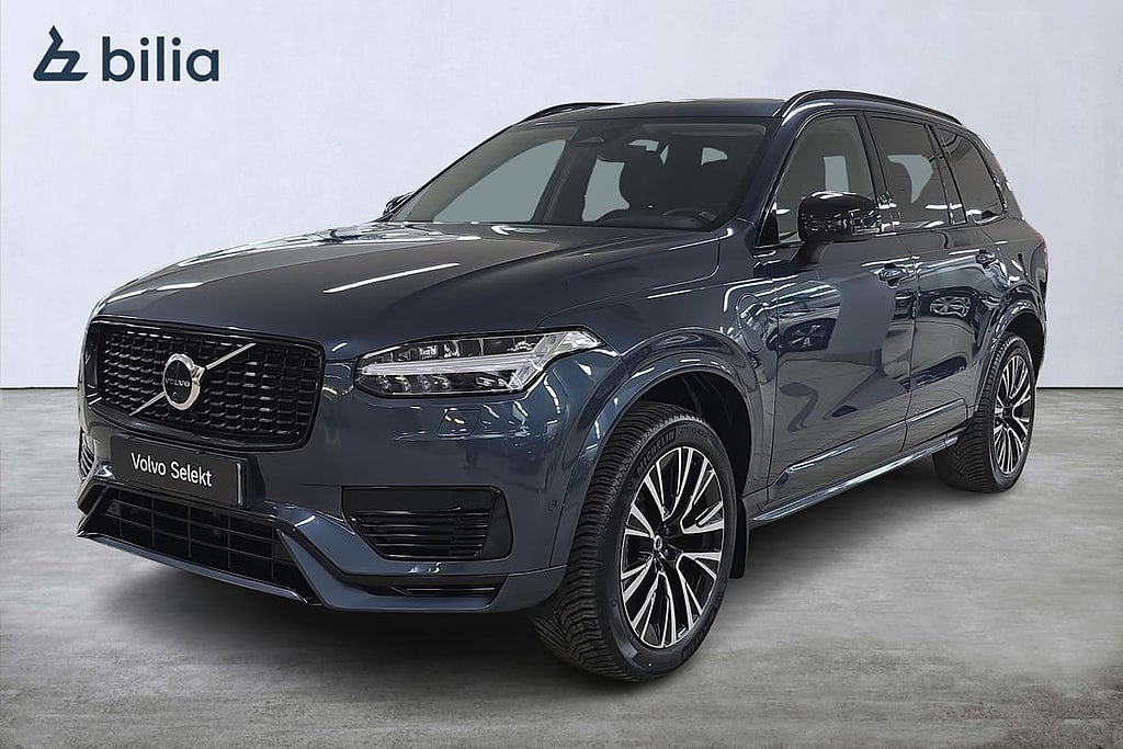 Volvo XC90 7 Säten Recharge T8 Plus Dark 7sits AWD 360 kamera Panoram...