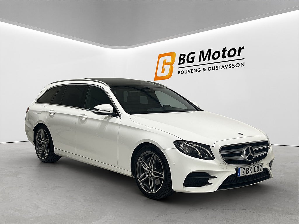 Mercedes-Benz E220d 194HK Aut AMG Drag/Pano/Backkamera/Värmare