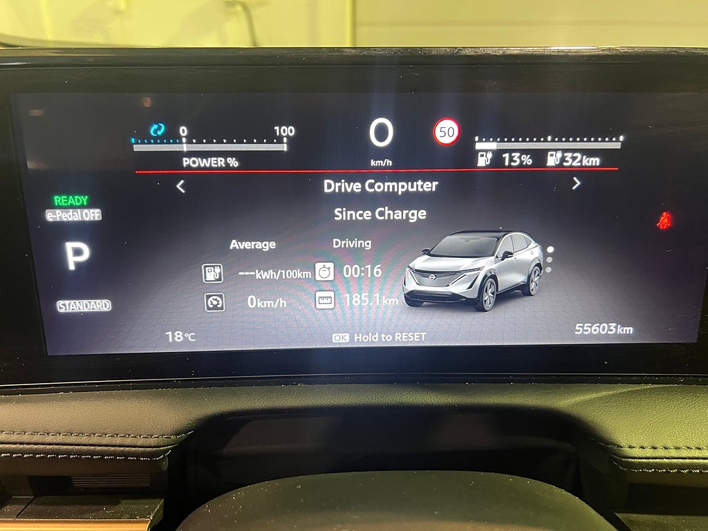 Nissan Ariya Advance 63kWh 218hk | Moms | 40mils räckvidd