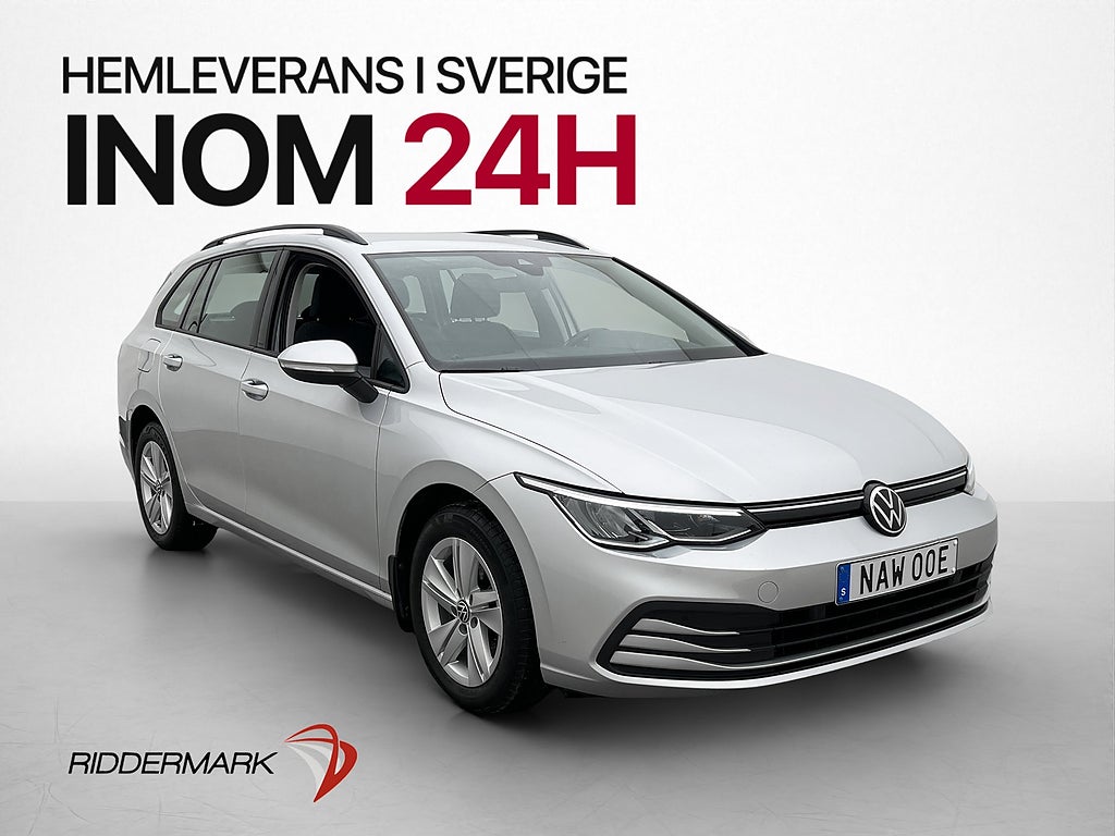 Volkswagen Golf 1.5 TGI Värmare Cockpit Adaptiv-f A-CarPlay