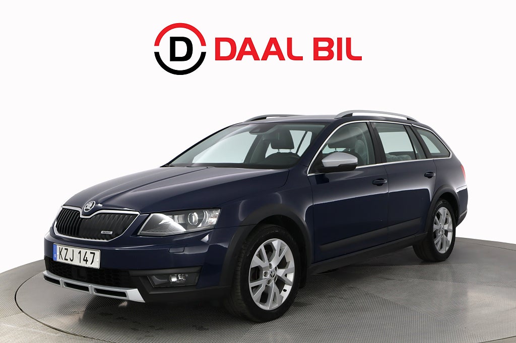 Skoda Octavia Scout 2.0 TDI 4x4 184HK BUSINESS DRAG B-KAMERA VÄRMARE NFC