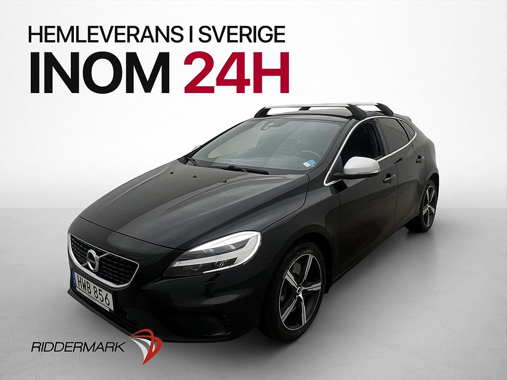 Volvo V40 T3 152hk R-Design Navi Värmare PDC Drag