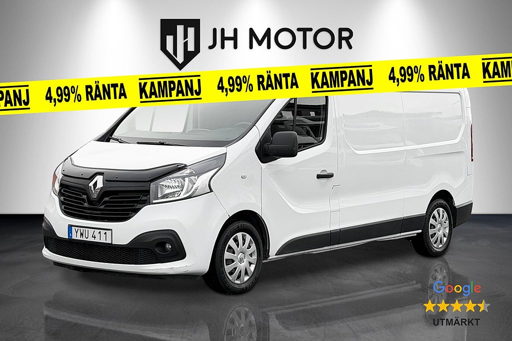Renault Trafic 1.6 dCi 125hk Euro 6 MOMS / LEASBAR / DIESELVÄRM / Drag