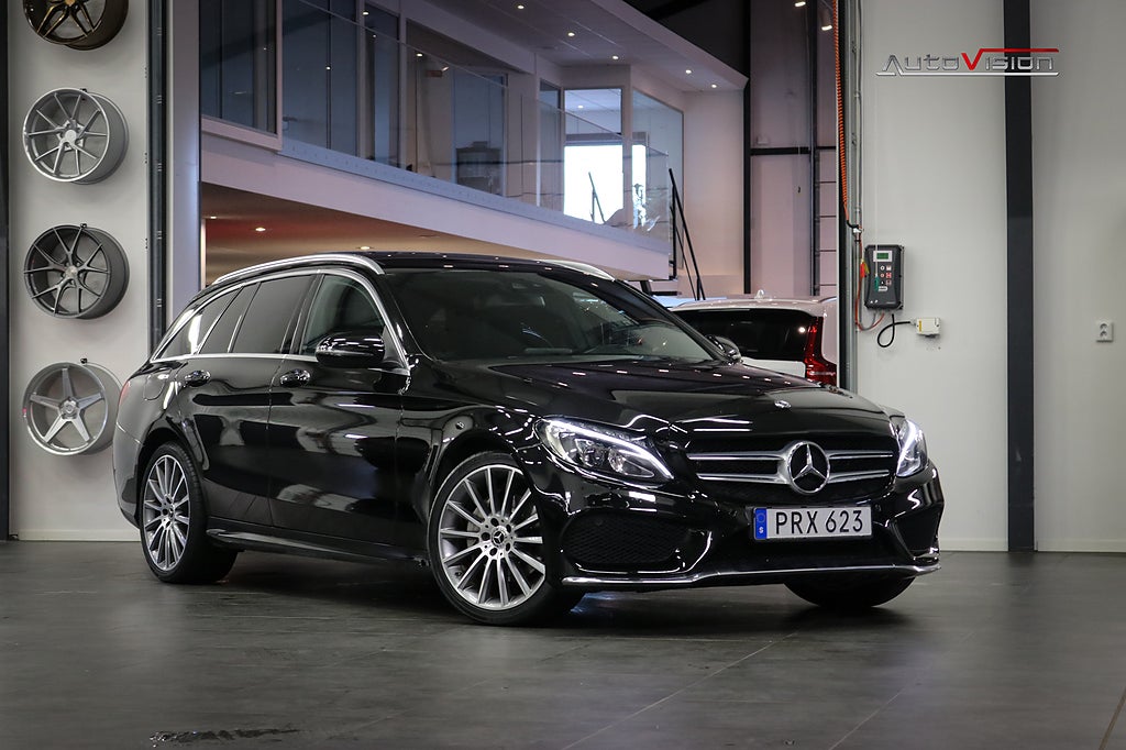 Mercedes-Benz C 220 T d 4MATIC 9G-Tronic, 170hk AMG | PANO | BURMESTER