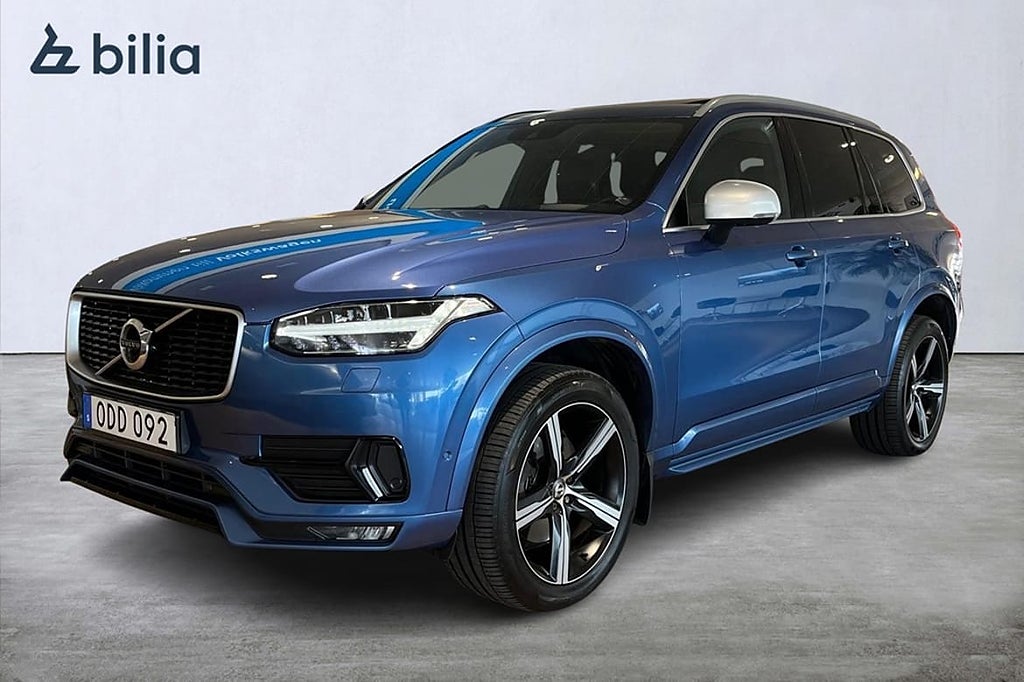 Volvo XC90 D5 AWD R-Design B&W Pano Luft Drag HUD 235HK