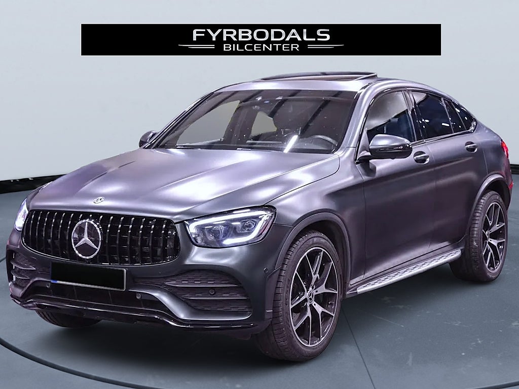 Mercedes-Benz GLC 300 d 300d 245hk 4MATIC Coupe AMG Svensksåld 2020, bild 13